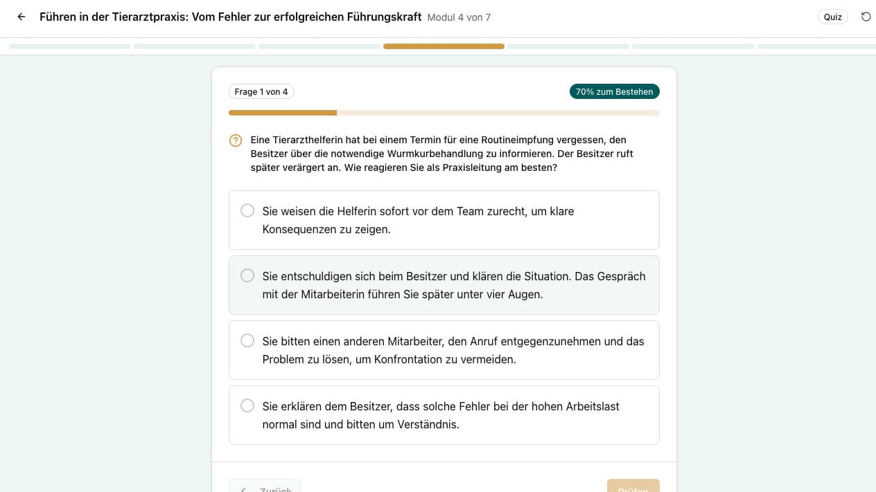 Lern-Dialog – Quiz und KI-Gespräch
