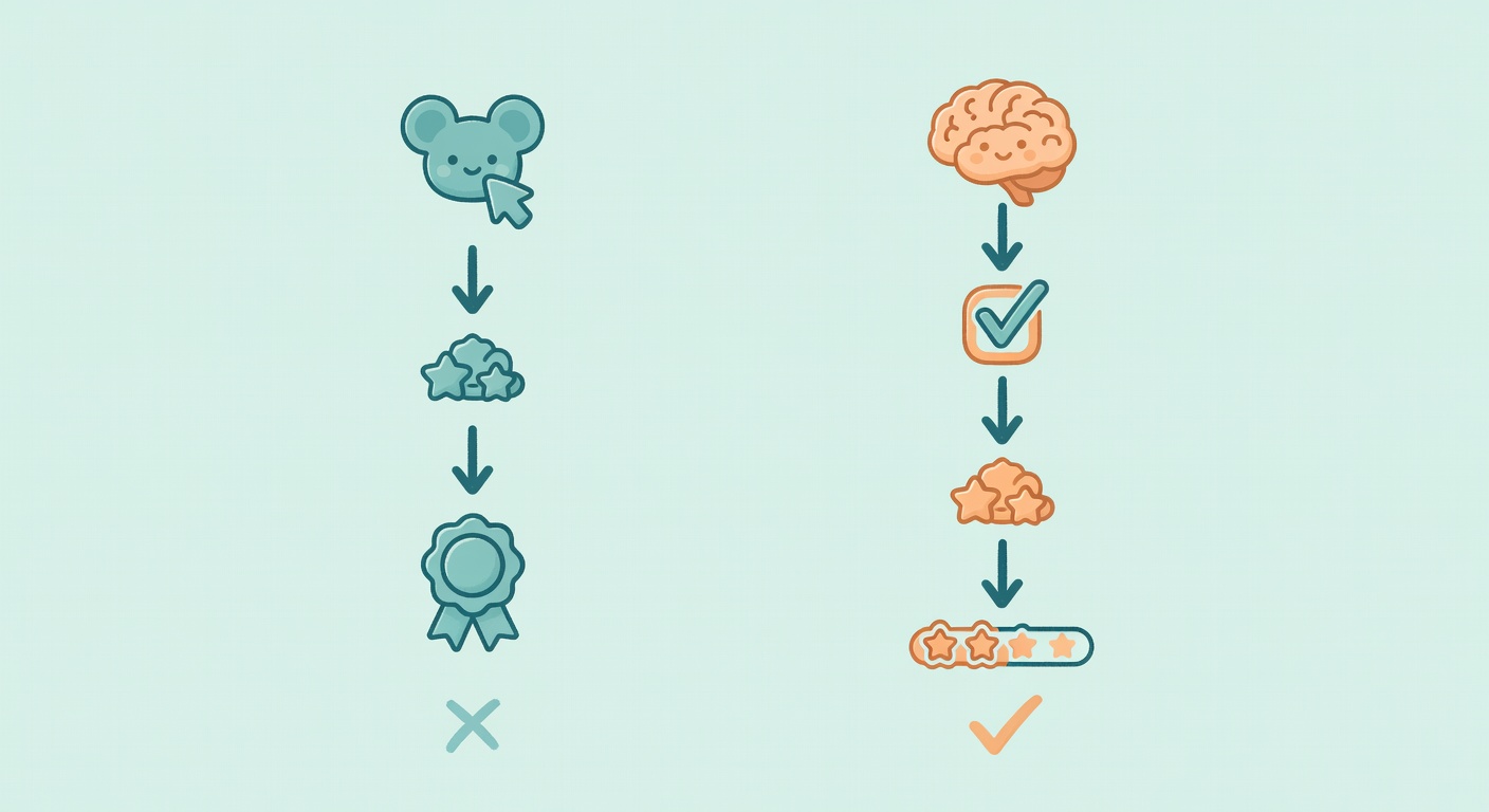 Illustration zu: Gamification im Lernen: Wann sie motiviert und wann sie ablenkt